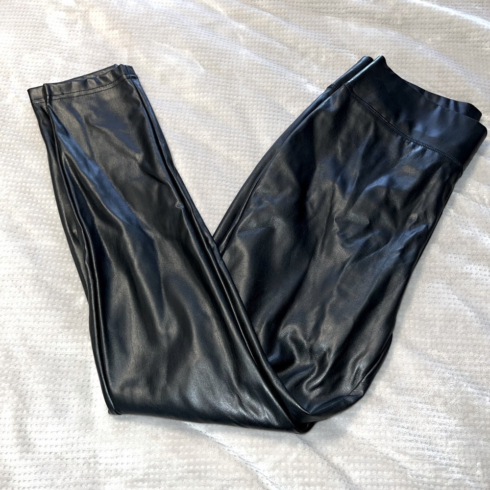 I.N.C. faux Leather Pants size 8 - Picture 1 of 6